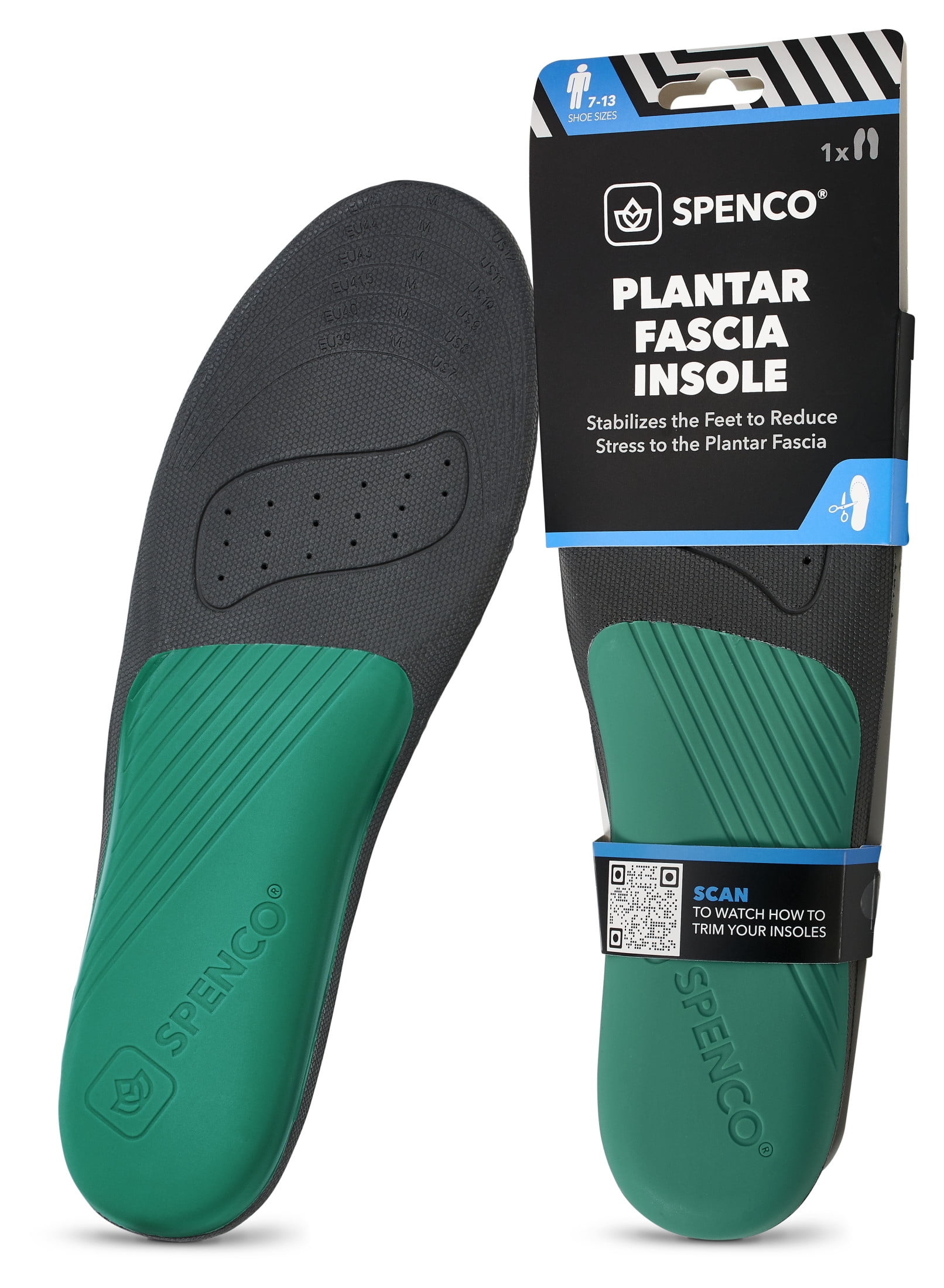 Spenco Plantar Fascia Insole Trim-to-Fit