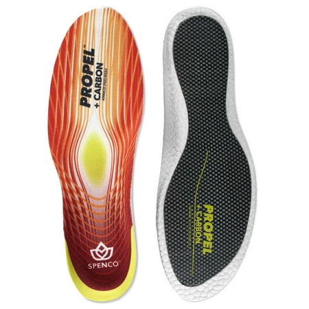 Spenco Propel + Carbon Performance Insoles Women's 7-8.5/Men's 6-7.5