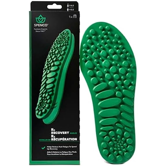 Spenco RX Recovery Insole, Men's 12-13.5/Women's 13-14.5