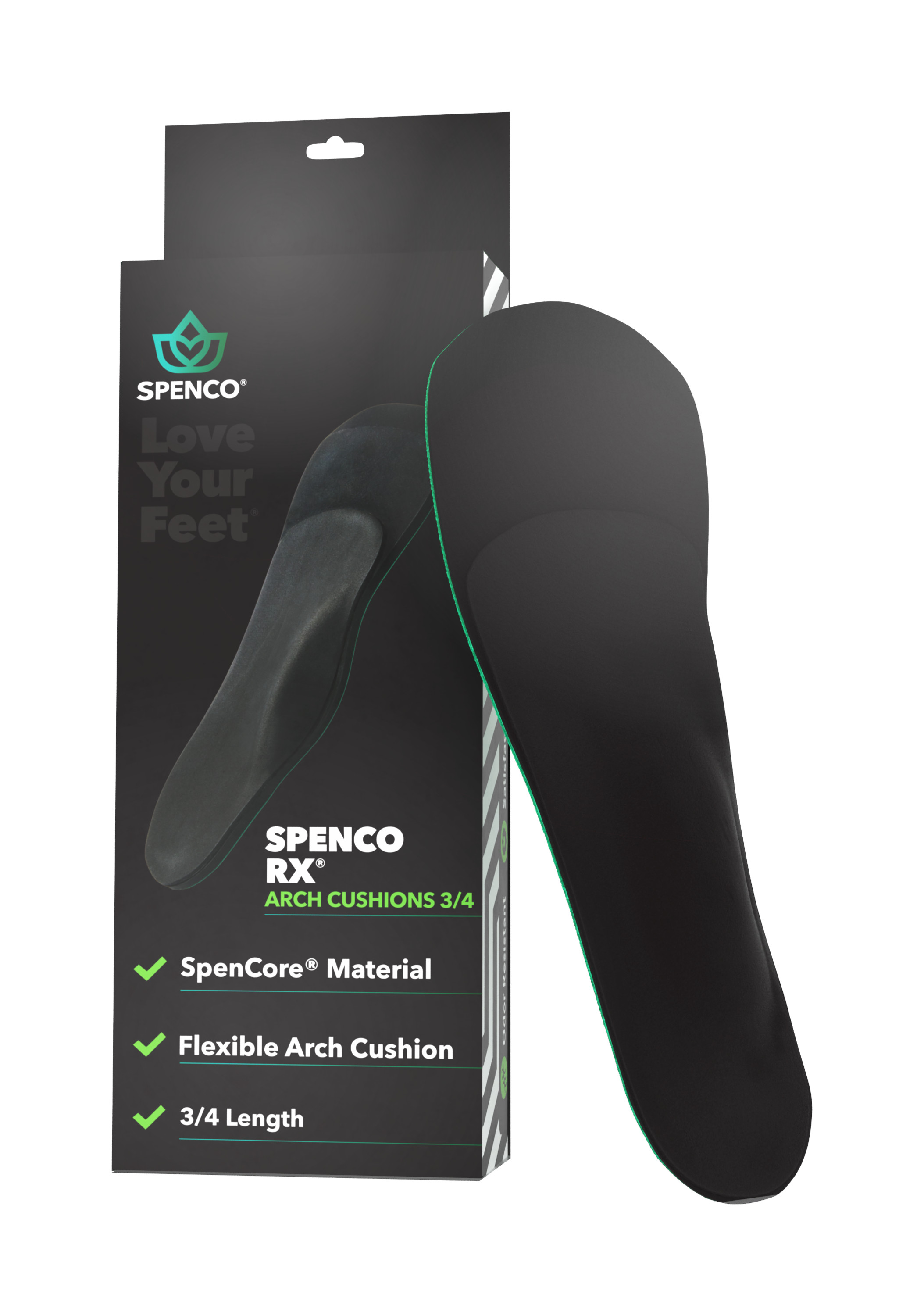 Spenco Rx Arch Cushions 3/4 Length Insole - image 1 of 7