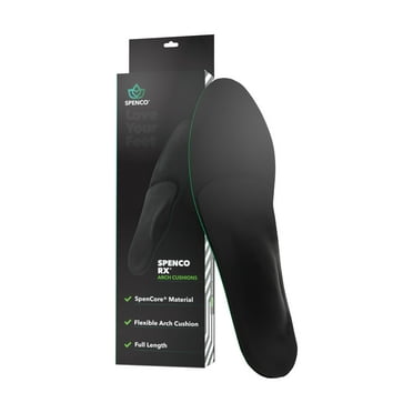 Spenco RX Arch Cushions Insole Women's 13-14.5/Men's 12-13