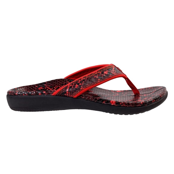 Spenco Yumi Nuevo Snake Women's Orthotic Thong Sandal