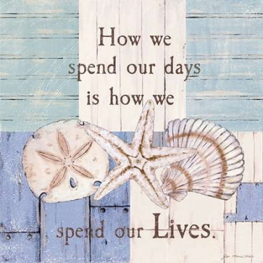Spend Our Lives Canvas Art - Jo Moulton (24 x 24)