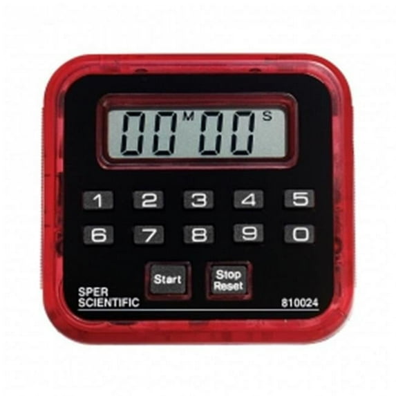 Sper Scientific 810024R Count Up & Count Down Timer 99 Mins