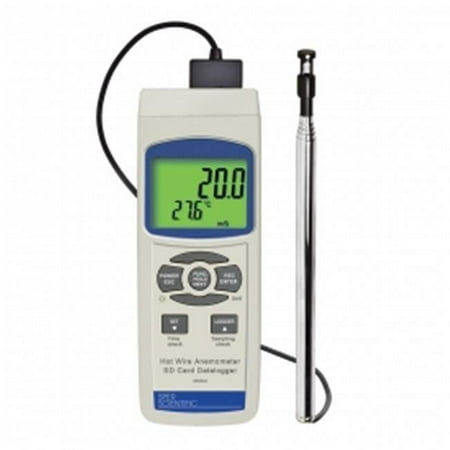 Sper Scientific 850024 Hot Wire Anemometer SD Card Logger