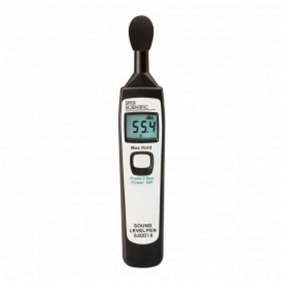 Sper Scientific Type 2 sound meter pen with one-button operation