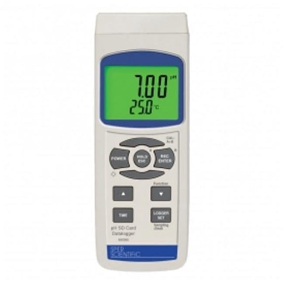 Sper Scientific  pH SD Card Logger - Reads pH ORP and Temperature - Yellow - 7 x 1.75 x 2.75 in.