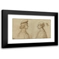thumbnail image 1 of Sperandio 18x12 Black Modern Framed Museum Art Print Titled - Bust of Two Men (Recto), 1 of 5