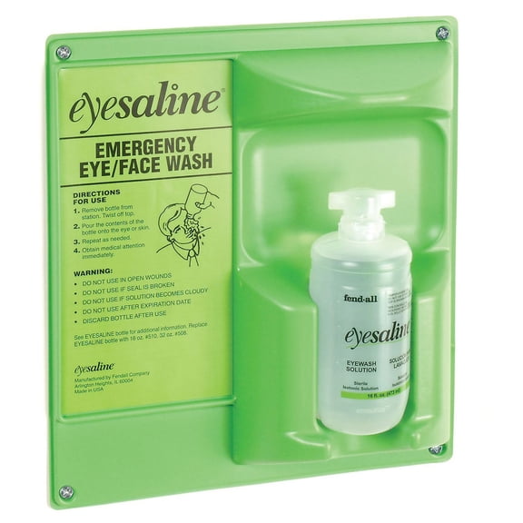 Sperian, FND32000460, Fendall Saline Eyewash Wall Station, 1 Each