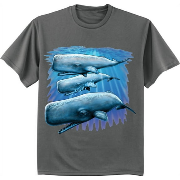 Sperm Whales T-shirt Mens Graphic Tee