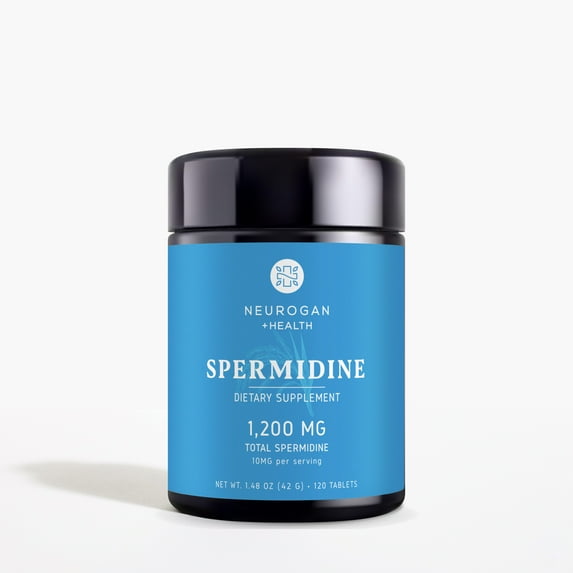 Spermidine Supplement - 10mg - 99% Pure Spermidine - Clinically Tested - 3rd Party Tested - Autophagy Supplement - Made in USA, Metabolic Boost, 120 Vegan Tablets Neurogan Health