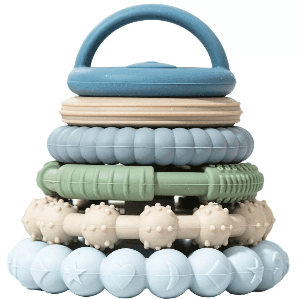 Sperric Silicone Stacking Toy – Premium Stacking Teethers - Interactive ...
