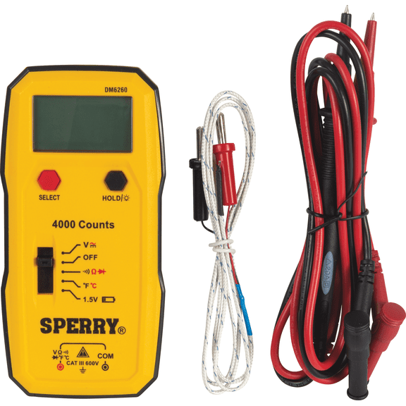 Sperry 7-Function Digital Multimeter - Pack of 2