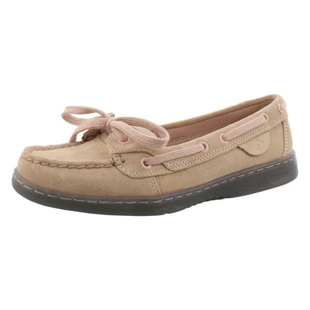 Sperry Angel Fish Suede Womens Shoes Size 6, Color: Rose Dust