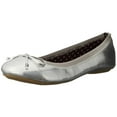 thumbnail image 1 of Sperry Elise Ballet Flat Toddler/Little Kid/Big Kid, Silver, 10 M US Toddler, 1 of 8
