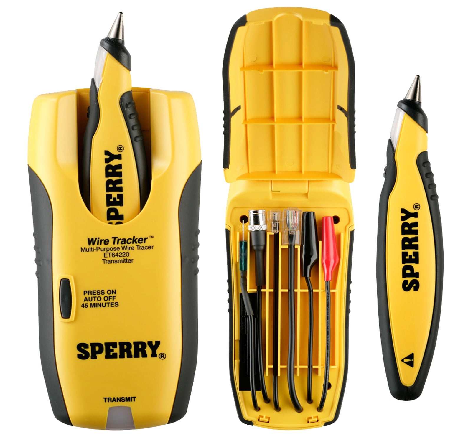 Sperry Instruments ET64220 Lan WireTracker Tone and Probe Wire Tracer, Identifies Coax, CAT 5, Speaker, Phone, any Non-Energized Wire
