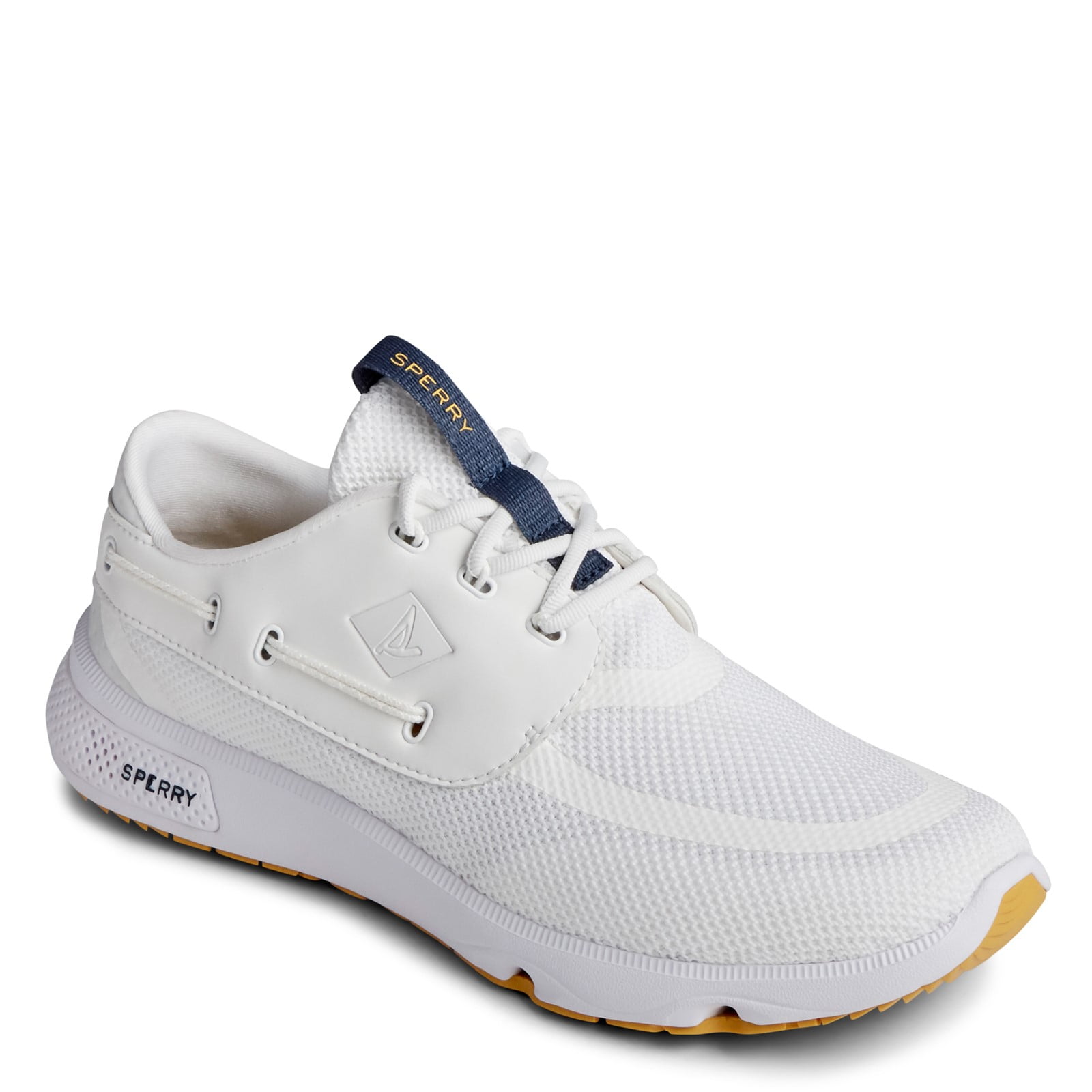 Sperry Men s 7 Seas 3 Eye Sneaker White 11 M Walmart