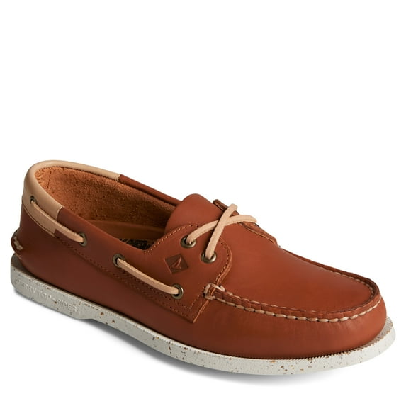 Sperry Men's Authentic Original 2-Eye Seasonal Boat Shoe, Veg TAN, 10.5
