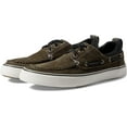 thumbnail image 1 of Sperry Men's Bahama 3-Eye Olive Ribbed Boat Shoe 12M, 1 of 5