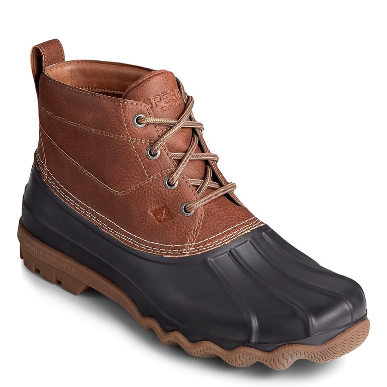 Sperry Shoes Mens 8 Boots Duck Outdoor Leather Waterproof Brewster Lace Up Brown Gloucester Duck Boots Dark brown | Sperry main image 4