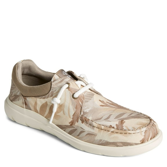 Sperry Men's Captain's MOC Sneaker, Khaki Multi, 10