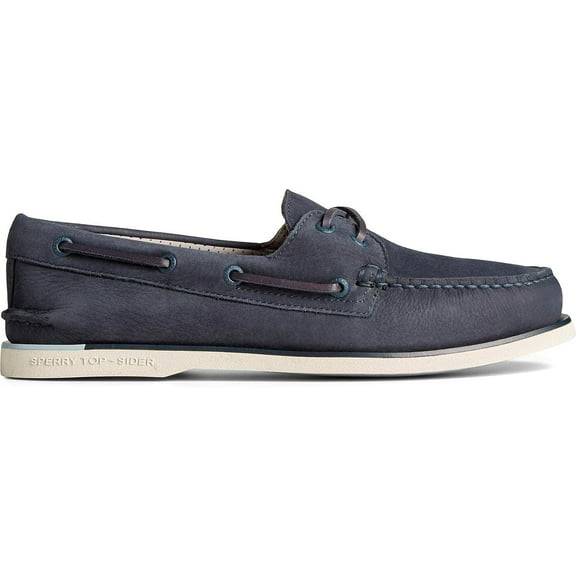 Sperry Men's Gold Cup A/O 2-Eye Nubuck Navy Boat Shoe 7.5M