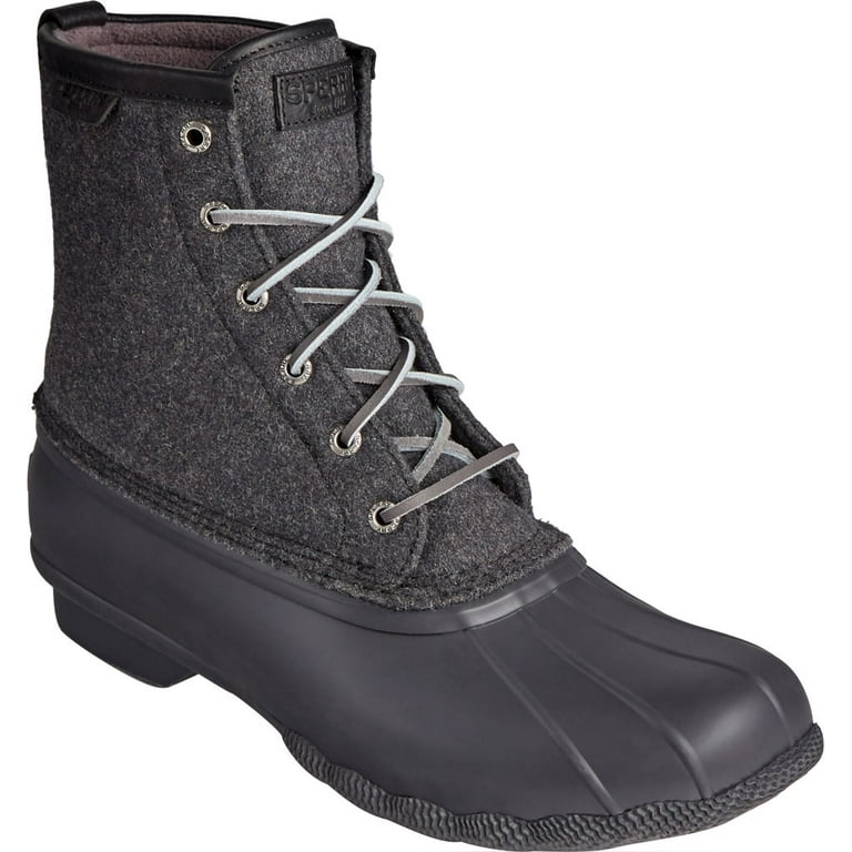 Sperry Men s Saltwater Duck Rain Boot Charcoal Grey 9 Walmart