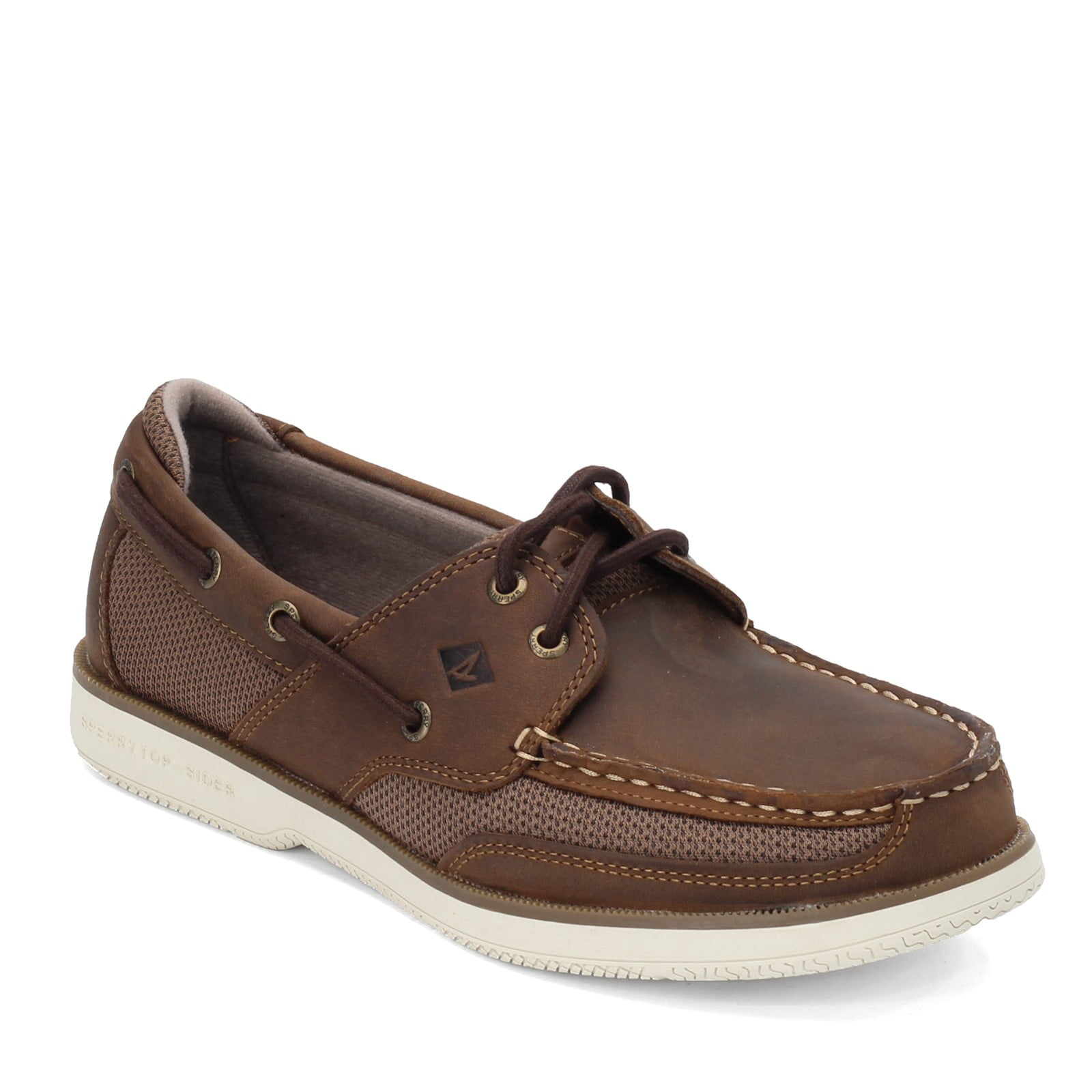 Sperry Men s Surveyor 2 Eye Boat Shoe Dark Brown 9.5 W Walmart