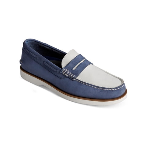 Mens A/O Penny DS Suede Colorblock Loafers