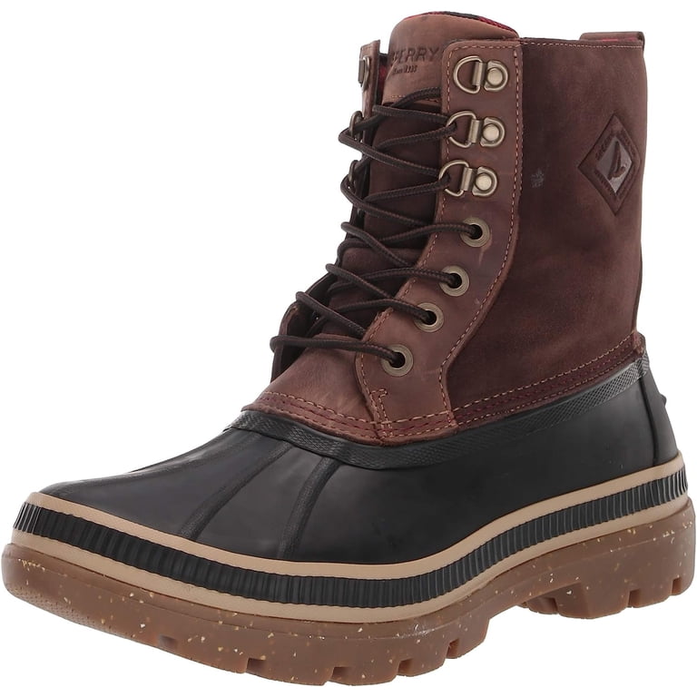 Sperry Men\'s Black and Brown Boots Gloucester Duck Boots Brown | Sperry main image 3