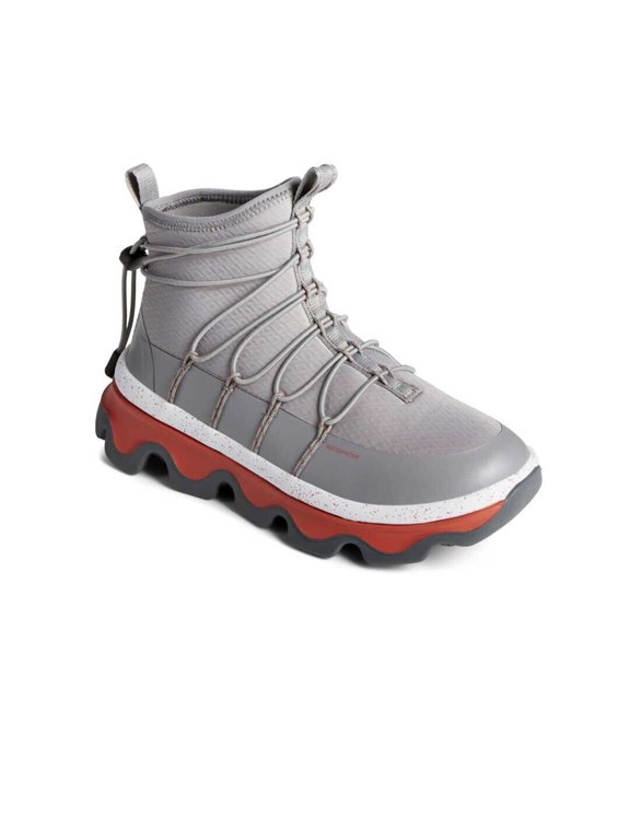Sperry Plushwave 3D STS88071 Boots Women's US 7.5 Gray Waterproof Ankle KHD457