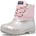 thumbnail image 1 of Sperry Port Youth Girls' (13-6) Weather Boot | SCK165396 Pink, 1 of 3