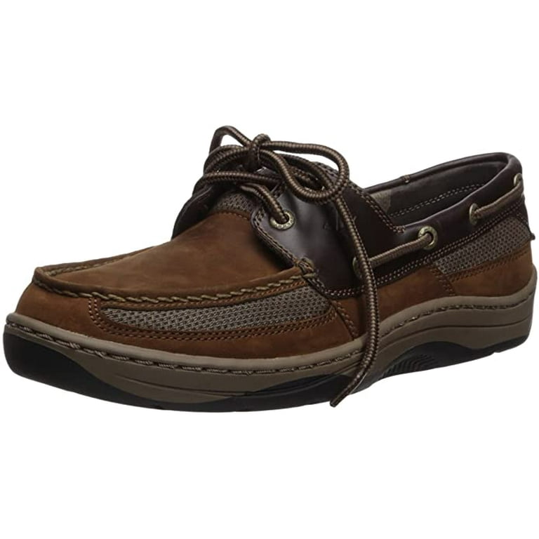Sperry STS11735W Men s Tarpon 2 Eye Brown Buc Brown Boat Shoe WIDE 12 Wide US Men Walmart