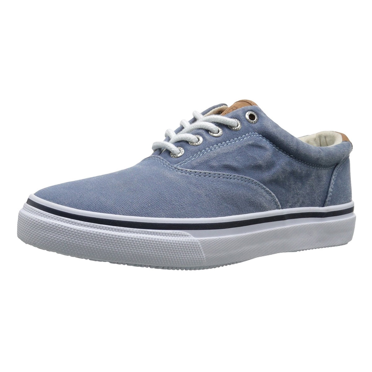 Light blue sales sperrys men's