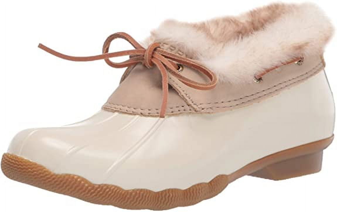 womens ivory sperry duck boots