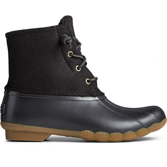 Sperry STS86440: Women's Saltwater Wool Black Duck Boot (9.5 B(M) US Women)