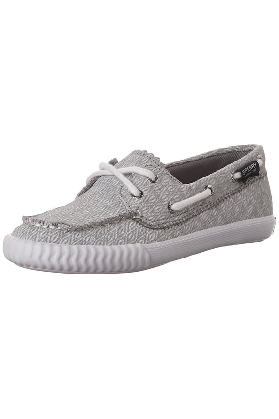 Sayel Boat Shoe, Grey Diamond, 13.5 M US Little Kid