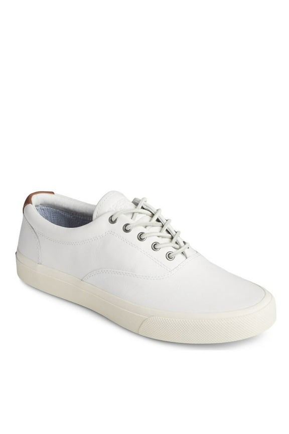 Striper Mens Plush Wave Lace-up Sneakers Leather White  10.5M