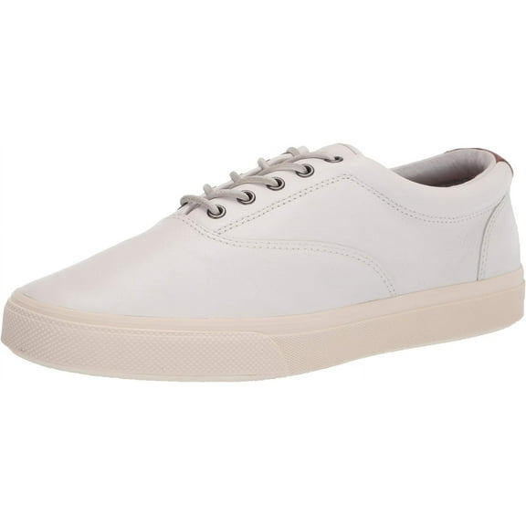Sperry Striper Mens Plush Wave Lace-up Sneakers Leather White 12M