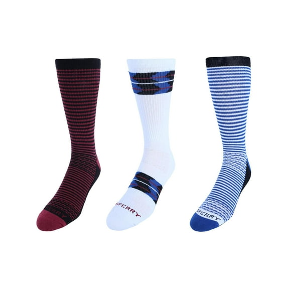 Sperry  Super Soft Cotton Boat Crew Socks (3 Pair Pack) (Men)
