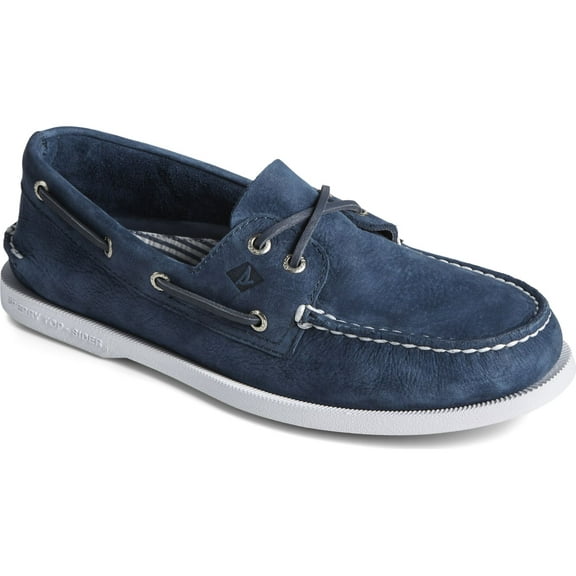 Sperry Top-Sider A/O 2-Eye Seersucker Navy 7M
