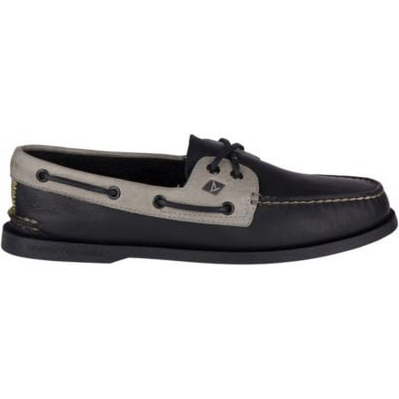 Sperry Top-Sider Authentic Original Daytona Boat Shoe Men 7 Black/Grey