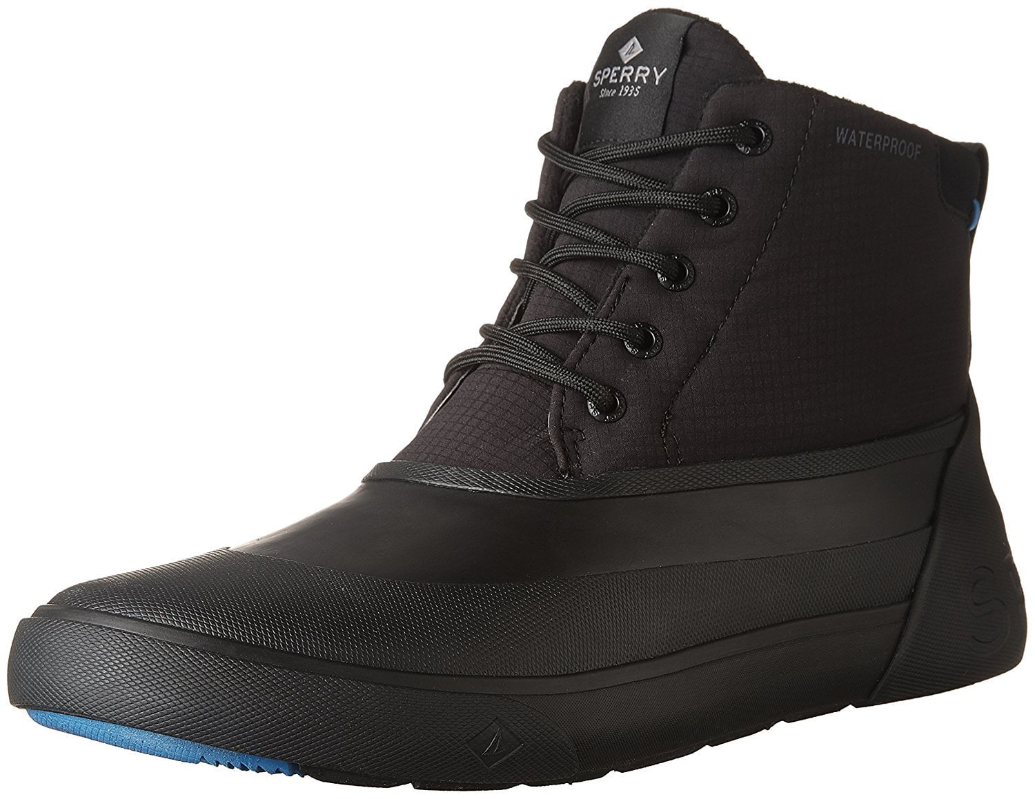 Sperry Men s cutwater Deck Boots Black 11 M Walmart