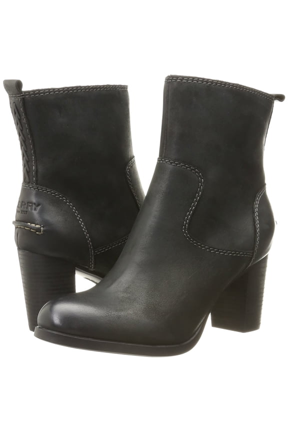 Top-Sider Dasher Grace Womens Black Boots 5M