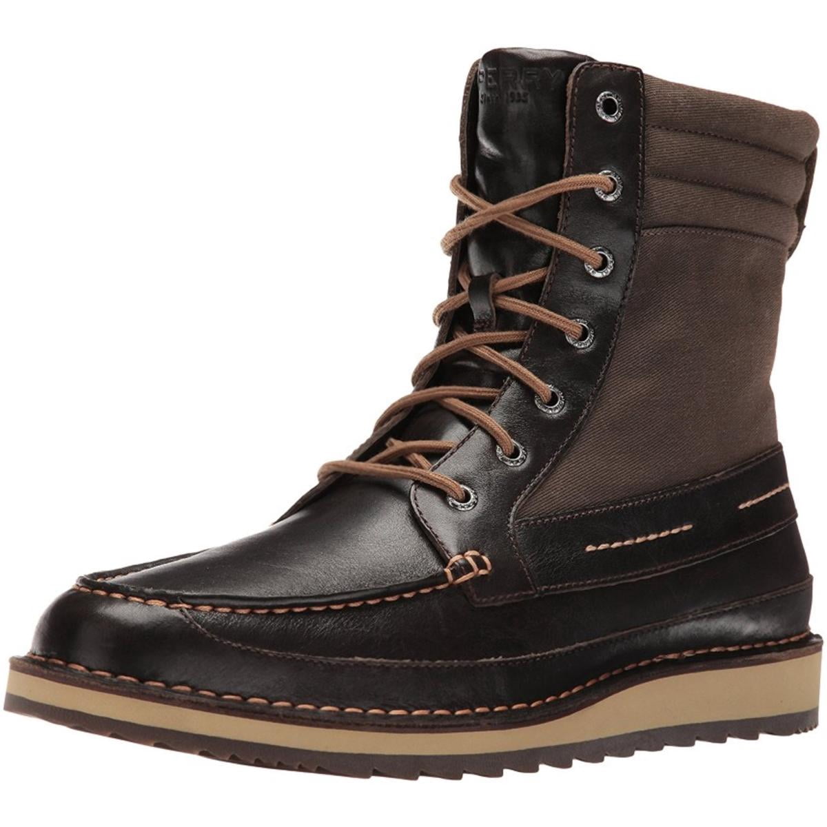 Sperry Top Sider Dockyard Mens Dark Brown Boots - Walmart.com display picture 1