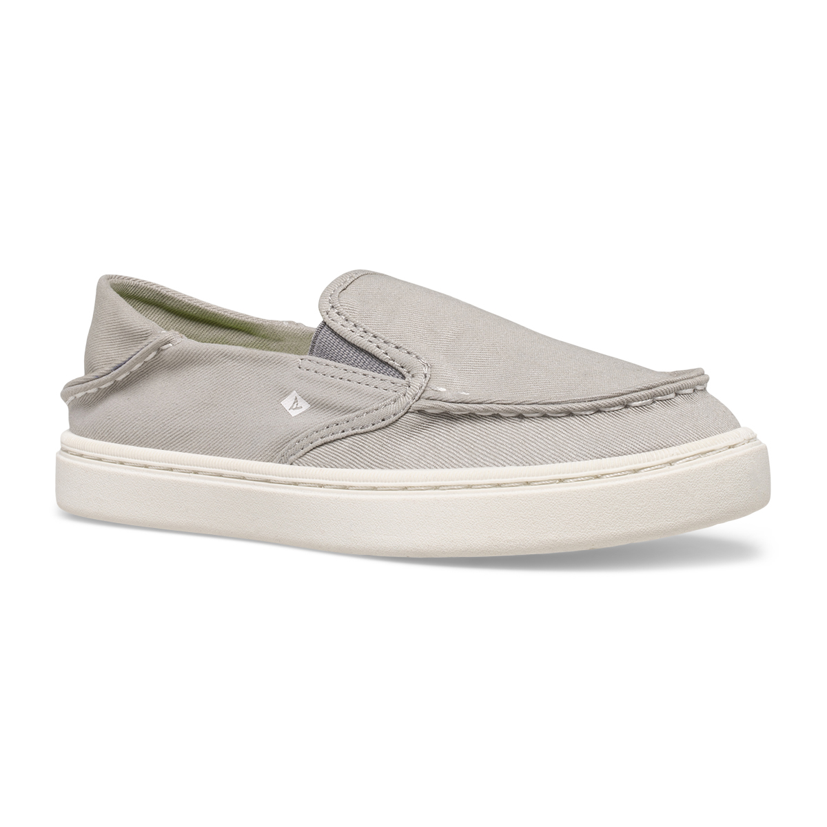 Sperry Unisex-Child Boardwalk Slip-On Sneakers - Washable White Leather