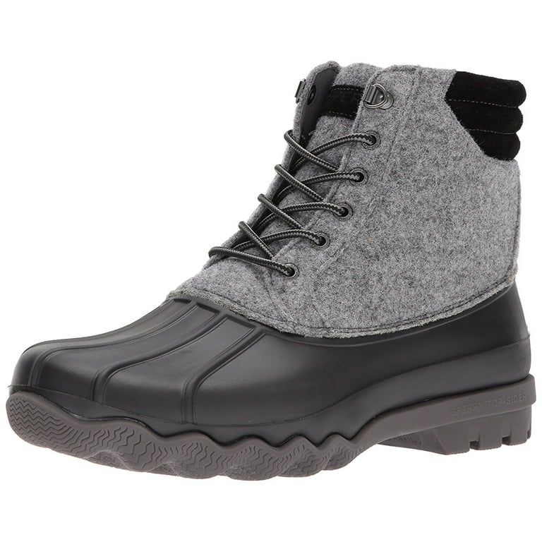 Sperry duck boots dark grey online