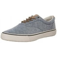 thumbnail image 1 of Sperry Top-Sider Men's Striper Ll CVO Linen Fashion Sneaker, Blue Linen, 7 M US, 1 of 8