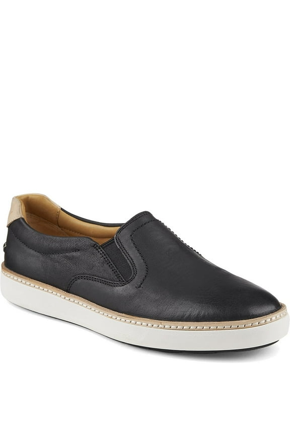 Top-Sider STS97346 : Women's Gold Cup Rey Slip-On Sneaker Black Leather