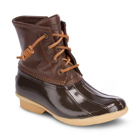 Sperry Girls SP-SALTWATER BOOT , BRWN, 2